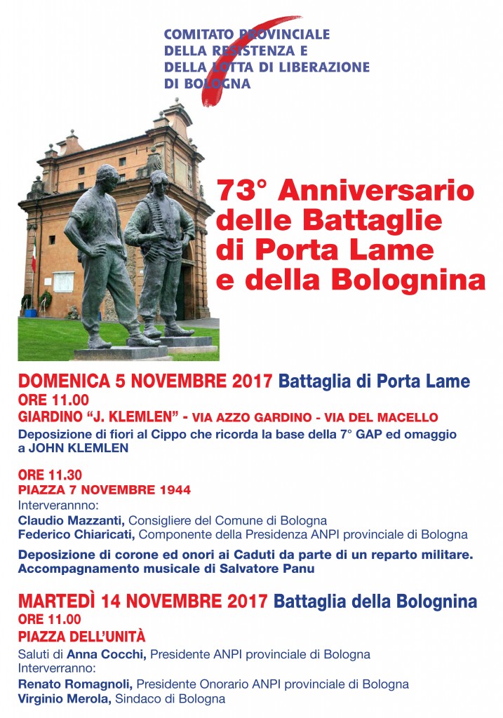 Manifesto Porta Lame 2017