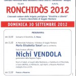 Ronchidòs 2012