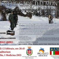 La neve cade dai monti_volantino